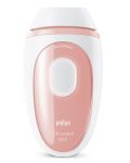 Fotoepilator Braun - Mini PL 1000, 300000 de impulsuri, alb/roz - 1t