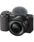 Aparat foto Mirrorless pentru vlogging Sony - ZV-E10, E PZ 16-50mm - 2t