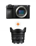 Aparat foto Sony - Alpha A6700, Black + Obiectiv Sony - E PZ, 10-20mm, f/4 G - 1t