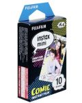 Hârtie foto Fujifilm - pentru instax mini, Comic, 10 buc - 2t