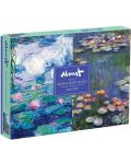 Puzzle cu 2 fete Galison de 500 piese - Claude Monet - 1t