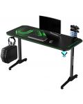 Birou gaming Ultradesk - Frag, verde - 2t