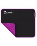 Mouse pad pentru jocuri Lorgar - Main 315, XL, moale, negru/violet - 2t