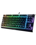 Tastatura gaming SteelSeries - Apex 3 TKL, RGB, US, neagra - 3t