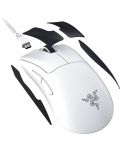 Mouse de gaming Razer - DeathAdder V3 Pro, optic, wireless, alb - 6t