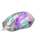 Mouse gaming Marvo - M413 RGB, optic, transparent - 2t