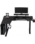 Birou pentru gaming Ultradesk - Winger, negru - 4t