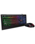 Kit gaming Thermaltake - Challenger Combo, tastatură, mouse, negru - 1t