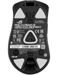 Mouse de gaming ASUS - ROG Gladius III, AimPoint, optic, wireless, negru - 7t