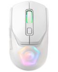 Mouse pentru gaming Marvo - Fit Pro, optic, fără fir, alb - 1t