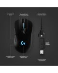 Mouse gaming Logitech - G703 Lightspeed Hero, wireless, negru - 3t