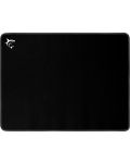 Mouse pad pentru gaming  White Shark - BLACK KNIGHT, L, moale , negru  - 1t