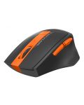 Mouse gaming A4tech - Fstyler FG30S, optic, wireless, portocaliu - 4t
