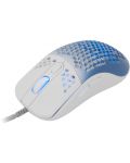 Set mouse și pad pentru gaming  White Shark - MEGALODON, син/alb  - 4t