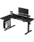 Birou pentru gaming Ultradesk - Winger, negru - 1t