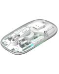 Mouse gaming Marvo - M808W, optic, wireless, transparent - 3t