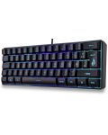 SureFire Gaming Keyboard - KingPin X1 60%, RGB, negru - 3t
