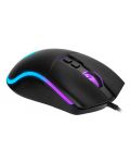 Mouse gaming Marvo - M358 RGB, optic, negru - 3t