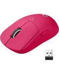 Mouse gaming Logitech - Pro X Superlight, wireless, roz - 3t