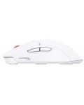 Mouse de gaming HyperX - Pulsefire Haste 2, optic, wireless, alb - 4t