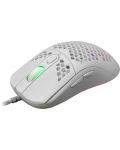 Mouse gaming  White Shark - GALAHAD, optic , albă  - 3t