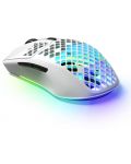 Mouse gaming SteelSeries - Aerox 3 (2022), wireless, alb - 3t