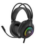 Căști gaming Marvo - H8325 RGB, negre - 2t