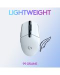 Mouse gaming Logitech - G305 Lightspeed, optic, alb - 6t