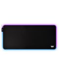 Mouse pad gaming Thermaltake - Level 20 RGB Extended, XXL, moale, negru - 1t