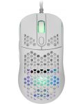 Mouse gaming  White Shark - GALAHAD, optic , albă  - 1t