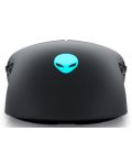 Mouse de gaming Alienware - AW720M, optic, wireless, Dark Side of the Moon - 6t
