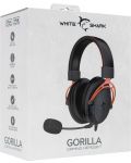 Căști de gaming  White Shark - GORILLA, negru/roșu - 7t