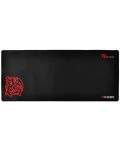 Mouse pad gaming Thermaltake - Dasher Extended Battle, Dragon Edition, XXL, moaale, negru - 1t