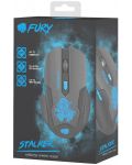 Mouse gaming Fury - Stalker, optic, wireless, negru/rosu - 5t