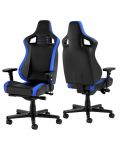 noblechairs EPIC Compact Gaming Chair-black/carbon/blue - 3t