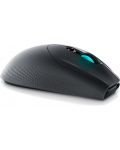 Mouse gaming  Dell - Alienware AW620M, optic , fără fir , negru  - 4t