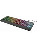 Tastatura gaming Trust - Ziva, LED Illuminated, neagra - 4t