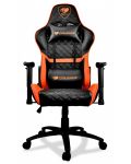 Scaun gaming COUGAR - Armor One, negru/portocaliu - 1t