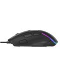 Mouse gaming Marvo - M411 RGB, optic, negru - 4t