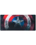 Mouse pad pentru gaming Erik - Captain America, XL, multicoloră - 2t