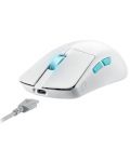 Mouse de gaming ASUS - ROG Harpe Ace Aim Lab Edition, optic, wireless, alb - 4t