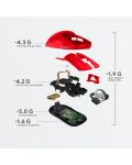 Mouse de gaming Logitech - Pro X Superlight, fără fir, roșu - 7t