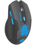 Mouse gaming Fury - Stalker, optic, wireless, negru/rosu - 2t