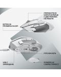 Mouse de gaming Logitech - G502 X Lightspeed EER2, optic, alb - 6t