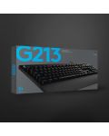 Tastatura gaming Logitech - G213 Prodigy, RGB, neagra - 8t