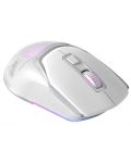 Mouse pentru gaming Marvo - Fit Pro, optic, fără fir, alb - 3t