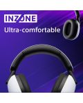 Casti de gaming Sony - Inzone H9, PS5, wireless, albe - 5t