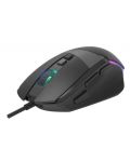 Mouse gaming Marvo - M411 RGB, optic, negru - 5t