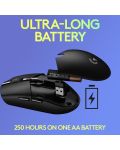 Mouse gaming Logitech - G305 Lightspeed, optic, violet - 5t