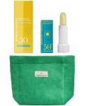 Germaine de Capuccini Set Love Sun - Fluid și balsam de buze, 50 ml + 4.5 g + Geantă de toaletă - 1t